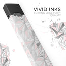 Karamfila Silver & Pink Marble V1 - Premium Decal Protective Skin-Wrap Sticker compatible with the Juul Labs vaping device