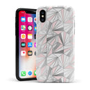 Karamfila Silver & Pink Marble V1 - iPhone X Swappable Hybrid Case