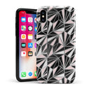 Karamfila Silver & Pink Marble V4 - iPhone X Swappable Hybrid Case