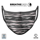 Karamfila Silver & Pink Marble V5 - Made in USA Mouth Cover Unisex Anti-Dust Cotton Blend Reusable & Washable Face Mask with Adjustable Sizing for Adult or Child