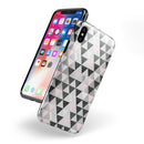 Karamfila Silver & Pink Marble V6 - iPhone X Swappable Hybrid Case