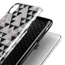 Karamfila Silver & Pink Marble V6 - iPhone X Swappable Hybrid Case