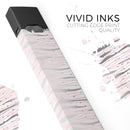 Karamfila Silver & Pink Marble V7 - Premium Decal Protective Skin-Wrap Sticker compatible with the Juul Labs vaping device