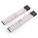 Karamfila Silver & Pink Marble V7 - Premium Decal Protective Skin-Wrap Sticker compatible with the Juul Labs vaping device