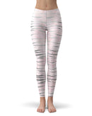 Karamfila Silver & Pink Marble V7 - All Over Print Womens Leggings / Yoga or Workout Pants