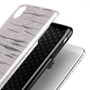 Karamfila Silver & Pink Marble V7 - iPhone X Swappable Hybrid Case