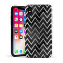 Karamfila Silver & Pink Marble V8 - iPhone X Swappable Hybrid Case