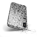 Karamfila Silver & Pink Marble V9 - iPhone X Swappable Hybrid Case