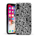 Karamfila Silver & Pink Marble V9 - iPhone X Swappable Hybrid Case