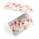 Karamfila Watercolo Poppies V10 - Premium Protective Decal Skin-Kit for the Apple Credit Card