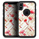 Karamfila Watercolo Poppies V10 - Skin Kit for the iPhone OtterBox Cases