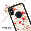 Karamfila Watercolo Poppies V10 - Skin Kit for the iPhone OtterBox Cases