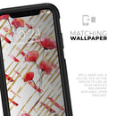 Karamfila Watercolo Poppies V10 - Skin Kit for the iPhone OtterBox Cases