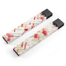 Karamfila Watercolo Poppies V10 - Premium Decal Protective Skin-Wrap Sticker compatible with the Juul Labs vaping device