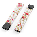 Karamfila Watercolo Poppies V10 - Premium Decal Protective Skin-Wrap Sticker compatible with the Juul Labs vaping device