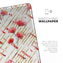 Karamfila Watercolo Poppies V10 - Full Body Skin Decal for the Apple iPad Pro 12.9", 11", 10.5", 9.7", Air or Mini (All Models Available)
