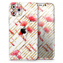 Karamfila Watercolo Poppies V10  - Protective Skin Wrap & Decal – Compatible with iPhone SE to iPhone 17 Pro Max (All Models)