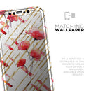 Karamfila Watercolo Poppies V10  - Protective Skin Wrap & Decal – Compatible with iPhone SE to iPhone 17 Pro Max (All Models)