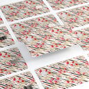 Karamfila Watercolo Poppies V11 - Premium Protective Decal Skin-Kit for the Apple Credit Card