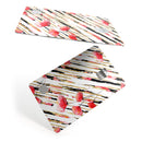 Karamfila Watercolo Poppies V12 - Premium Protective Decal Skin-Kit for the Apple Credit Card