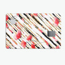 Karamfila Watercolo Poppies V12 - Premium Protective Decal Skin-Kit for the Apple Credit Card