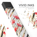 Karamfila Watercolo Poppies V12 - Premium Decal Protective Skin-Wrap Sticker compatible with the Juul Labs vaping device