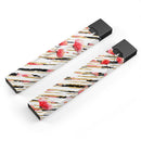 Karamfila Watercolo Poppies V12 - Premium Decal Protective Skin-Wrap Sticker compatible with the Juul Labs vaping device