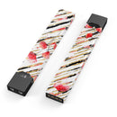 Karamfila Watercolo Poppies V12 - Premium Decal Protective Skin-Wrap Sticker compatible with the Juul Labs vaping device
