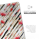 Karamfila Watercolo Poppies V12 - Full Body Skin Decal for the Apple iPad Pro 12.9", 11", 10.5", 9.7", Air or Mini (All Models Available)