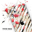 Karamfila Watercolo Poppies V12  - Protective Skin Wrap & Decal – Compatible with iPhone SE to iPhone 17 Pro Max (All Models)