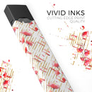 Karamfila Watercolo Poppies V13 - Premium Decal Protective Skin-Wrap Sticker compatible with the Juul Labs vaping device