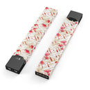 Karamfila Watercolo Poppies V13 - Premium Decal Protective Skin-Wrap Sticker compatible with the Juul Labs vaping device