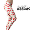 Karamfila Watercolo Poppies V14 - All Over Print Womens Leggings / Yoga or Workout Pants