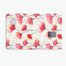 Karamfila Watercolo Poppies V15 - Premium Protective Decal Skin-Kit for the Apple Credit Card