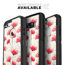 Karamfila Watercolo Poppies V15 - Skin Kit for the iPhone OtterBox Cases