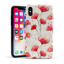 Karamfila Watercolo Poppies V15 - iPhone X Swappable Hybrid Case