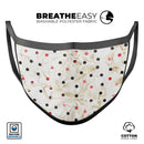 Karamfila Watercolo Poppies V17 - Made in USA Mouth Cover Unisex Anti-Dust Cotton Blend Reusable & Washable Face Mask with Adjustable Sizing for Adult or Child