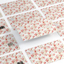 Karamfila Watercolo Poppies V18 - Premium Protective Decal Skin-Kit for the Apple Credit Card