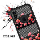 Karamfila Watercolo Poppies V1 - Skin Kit for the iPhone OtterBox Cases