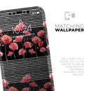 Karamfila Watercolo Poppies V1  - Protective Skin Wrap & Decal – Compatible with iPhone SE to iPhone 17 Pro Max (All Models)