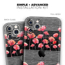 Karamfila Watercolo Poppies V1  - Protective Skin Wrap & Decal – Compatible with iPhone SE to iPhone 17 Pro Max (All Models)
