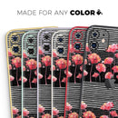 Karamfila Watercolo Poppies V1  - Protective Skin Wrap & Decal – Compatible with iPhone SE to iPhone 17 Pro Max (All Models)