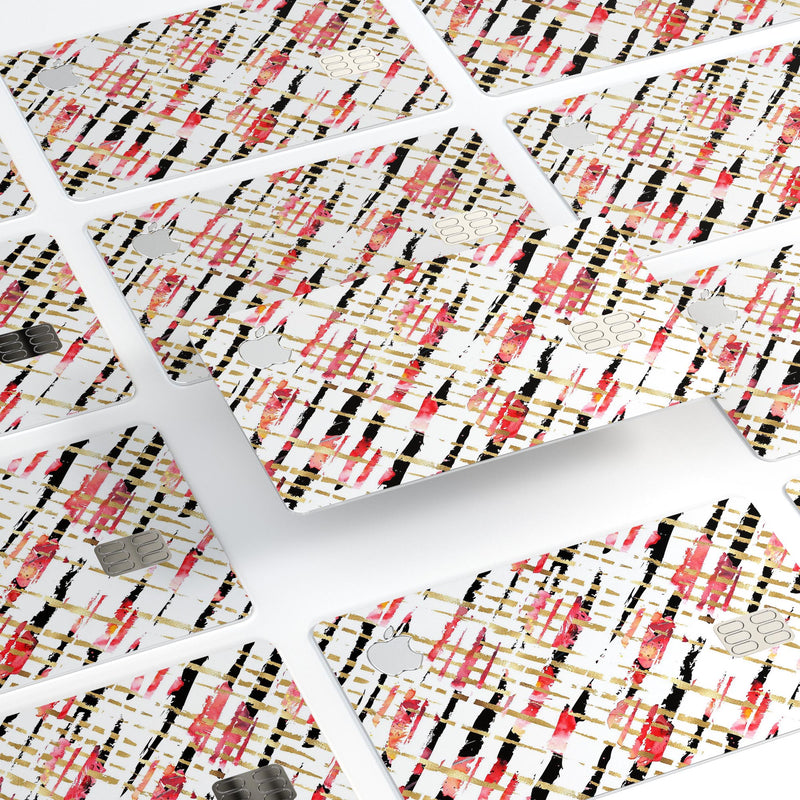 Karamfila Watercolo Poppies V21 - Premium Protective Decal Skin-Kit for the Apple Credit Card