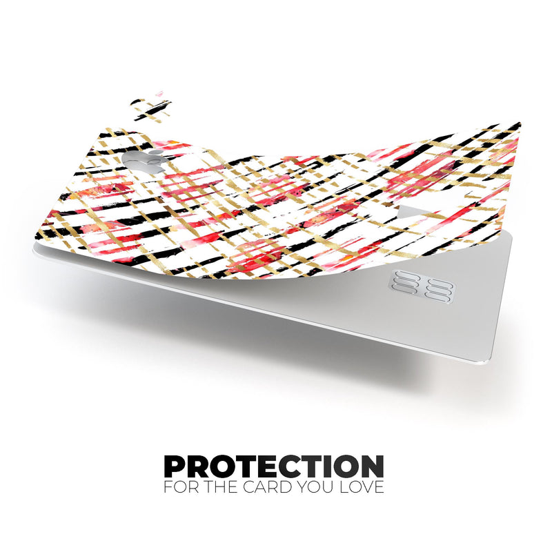 Karamfila Watercolo Poppies V21 - Premium Protective Decal Skin-Kit for the Apple Credit Card