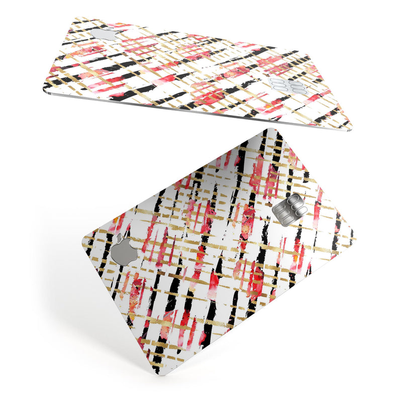 Karamfila Watercolo Poppies V21 - Premium Protective Decal Skin-Kit for the Apple Credit Card