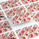 Karamfila Watercolo Poppies V25 - Premium Protective Decal Skin-Kit for the Apple Credit Card