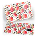 Karamfila Watercolo Poppies V25 - Premium Protective Decal Skin-Kit for the Apple Credit Card