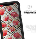 Karamfila Watercolo Poppies V25 - Skin Kit for the iPhone OtterBox Cases