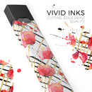 Karamfila Watercolo Poppies V25 - Premium Decal Protective Skin-Wrap Sticker compatible with the Juul Labs vaping device