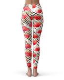 Karamfila Watercolo Poppies V25 - All Over Print Womens Leggings / Yoga or Workout Pants